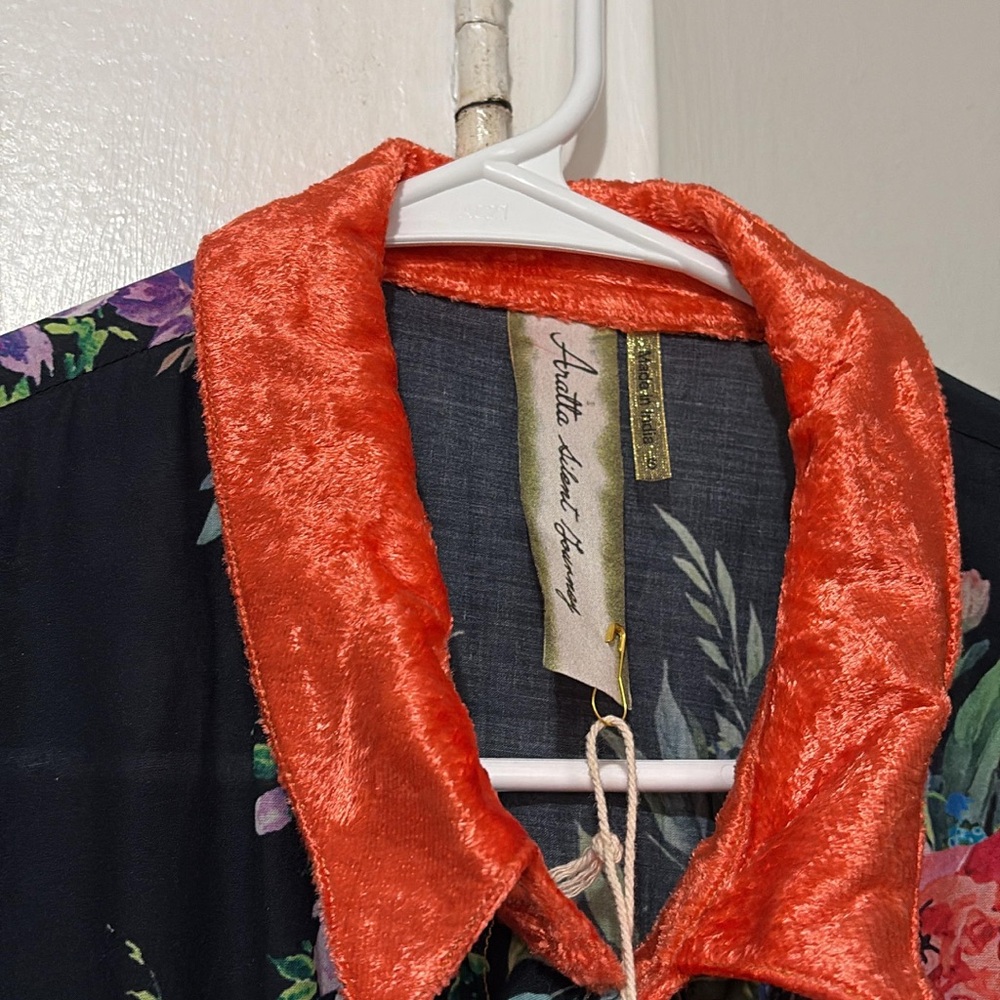 Aratta Black Floral Long Sleeve Dress - Picture 5 of 7